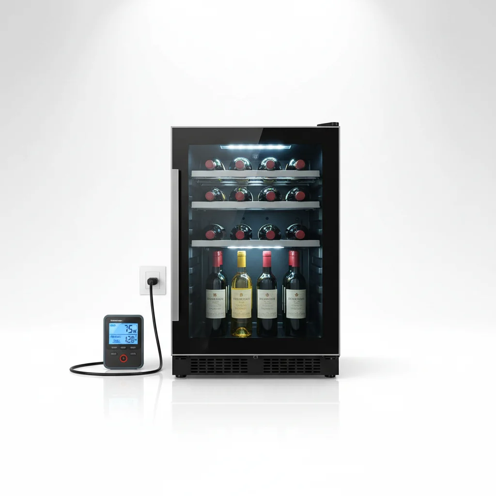 wine cooler power consumption