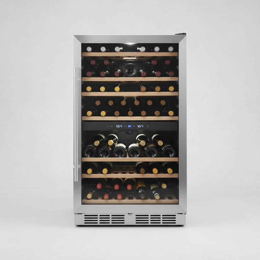 wine cooler capacity