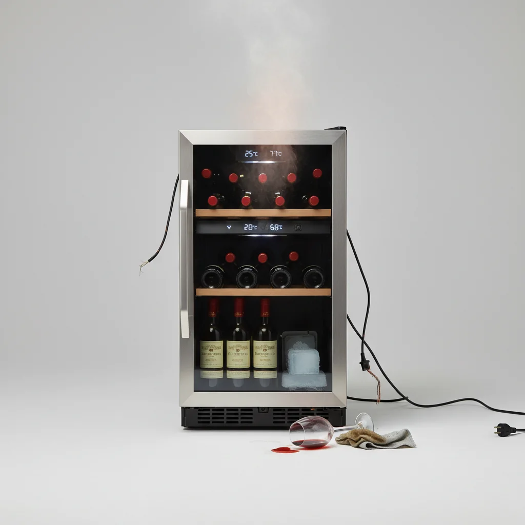 wine cooler not cooling